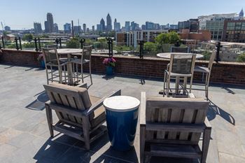 2,000 Square foot indoor/outdoor rooftop terrace (click here for virtual tour)